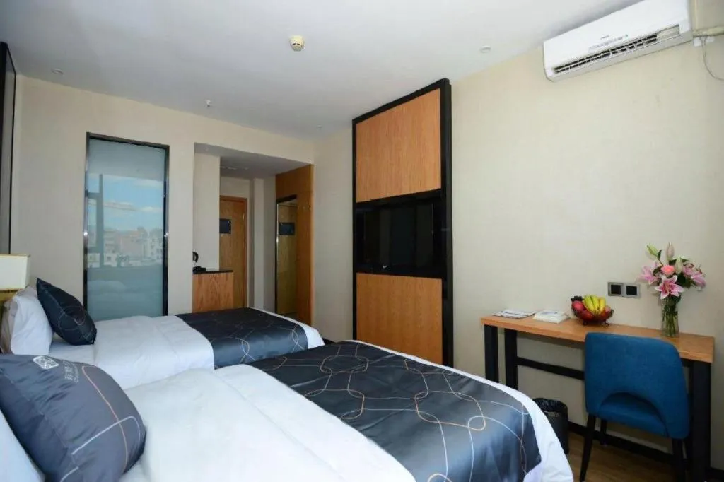 Bed in Chonpines Hotel North Xiamen Station Jimei University