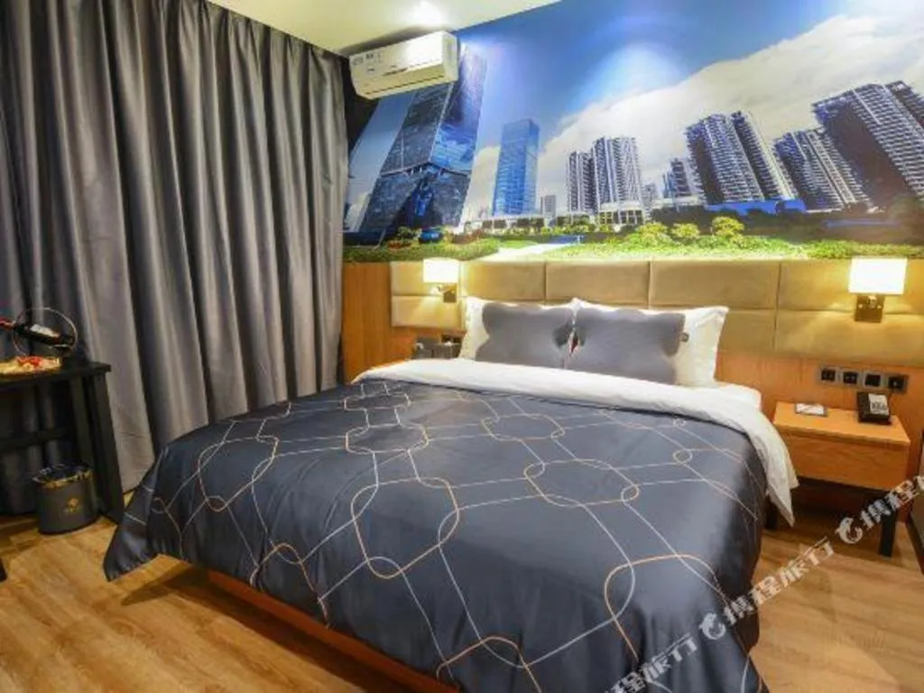 Bed in Chonpines Hotel North Xiamen Station Jimei University