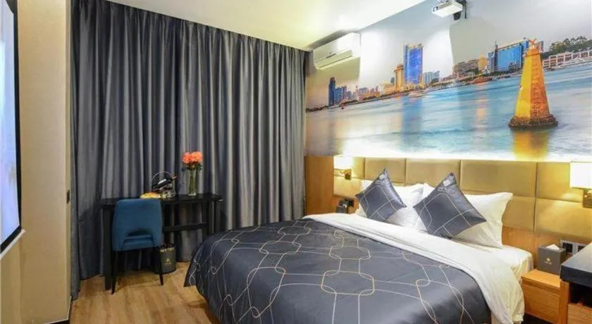 Bed in Chonpines Hotel North Xiamen Station Jimei University