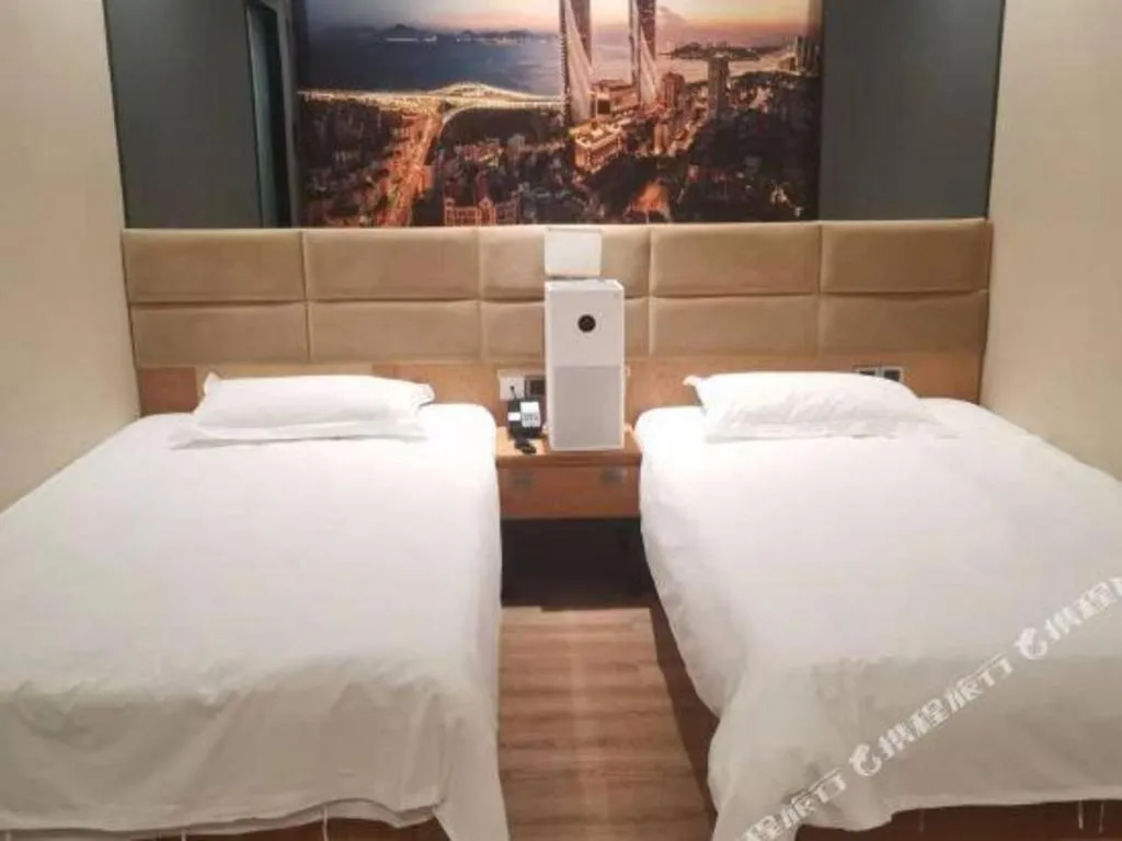 Bed in Chonpines Hotel North Xiamen Station Jimei University