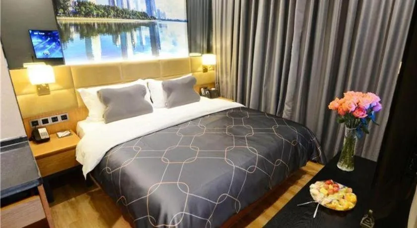 Bed in Chonpines Hotel North Xiamen Station Jimei University