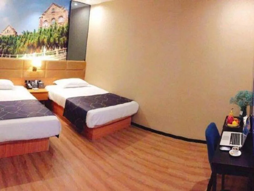 Bed in Chonpines Hotel North Xiamen Station Jimei University