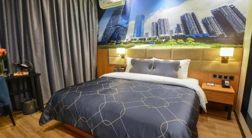 Bed in Chonpines Hotel North Xiamen Station Jimei University