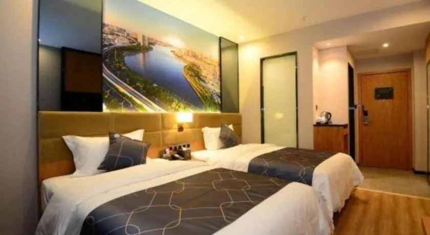 Bed in Chonpines Hotel North Xiamen Station Jimei University