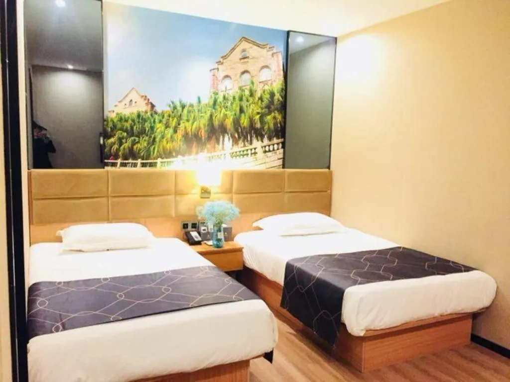 Bed in Chonpines Hotel North Xiamen Station Jimei University