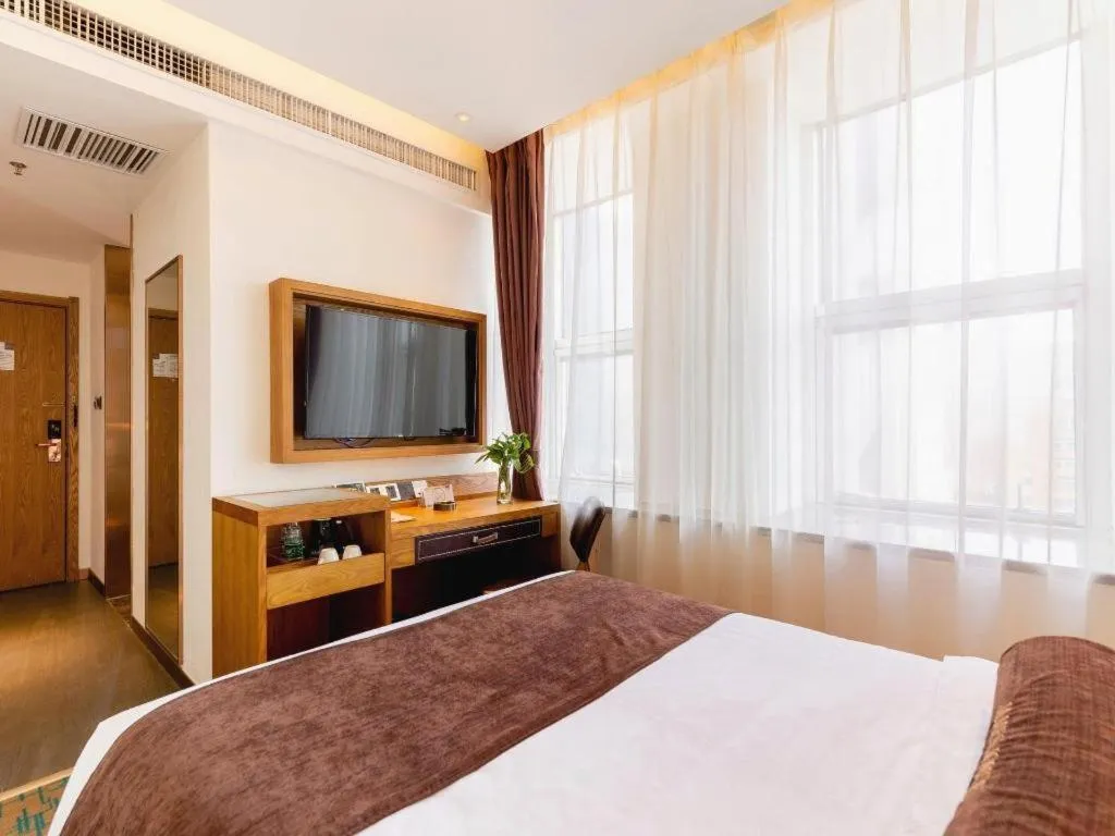 Bed in James Joyce Coffetel·Shenyang North Railway Station Shifu Square