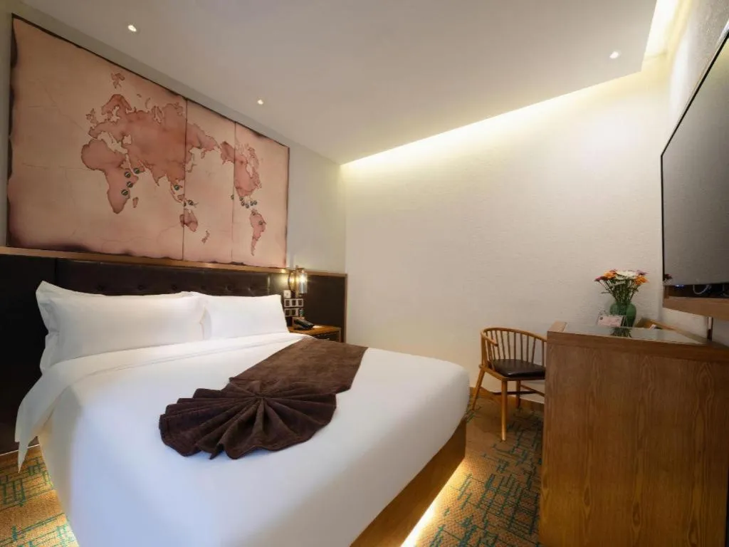 Bed in James Joyce Coffetel·Shenyang North Railway Station Shifu Square