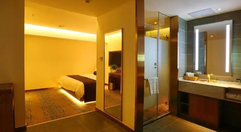 Bed in James Joyce Coffetel·Shenyang North Railway Station Shifu Square