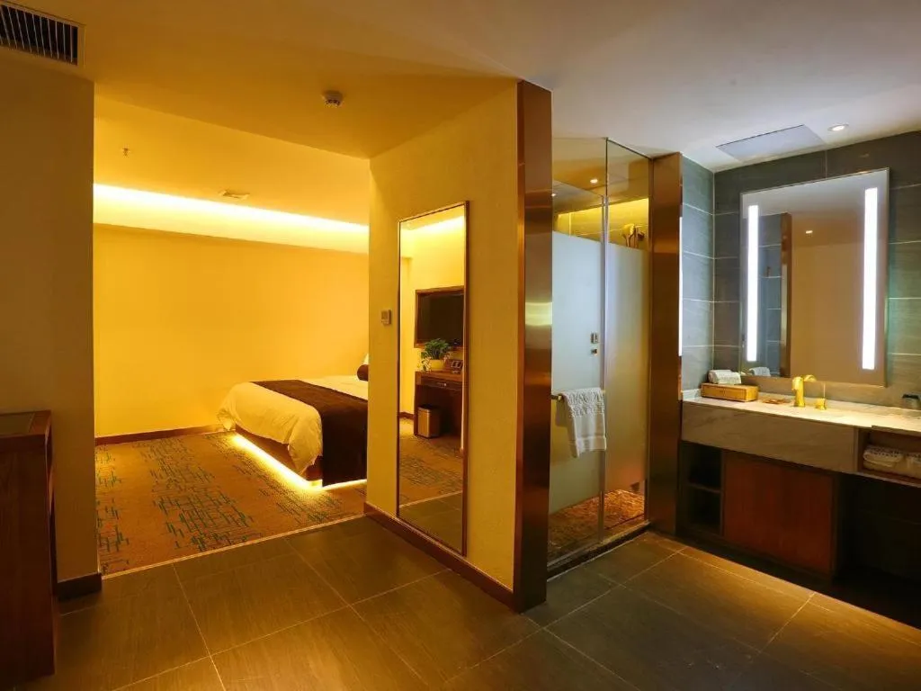 Bed in James Joyce Coffetel·Shenyang North Railway Station Shifu Square