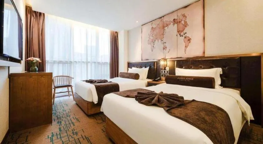 Bed in James Joyce Coffetel·Shenyang North Railway Station Shifu Square