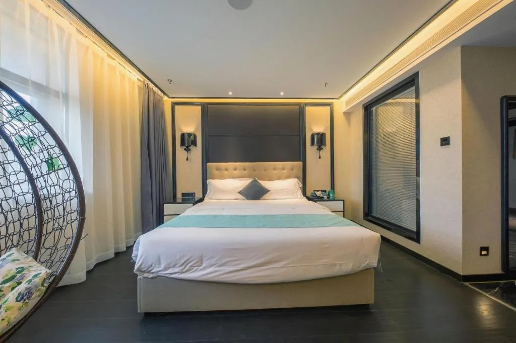 Bed in Xana Hotelle·Nanchang Bayi Square Metro Station