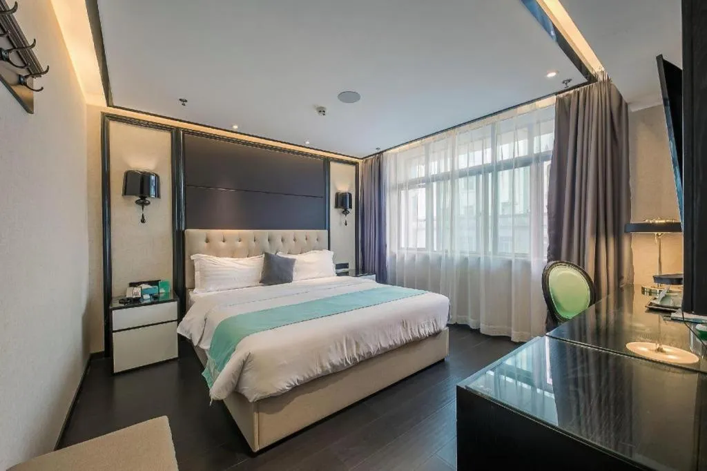 Bed in Xana Hotelle·Nanchang Bayi Square Metro Station