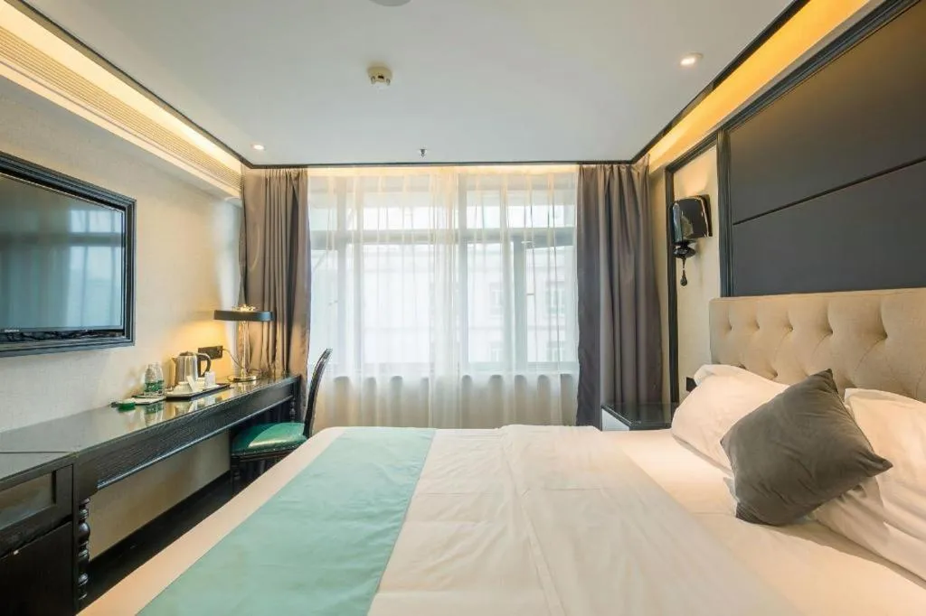 Bed in Xana Hotelle·Nanchang Bayi Square Metro Station