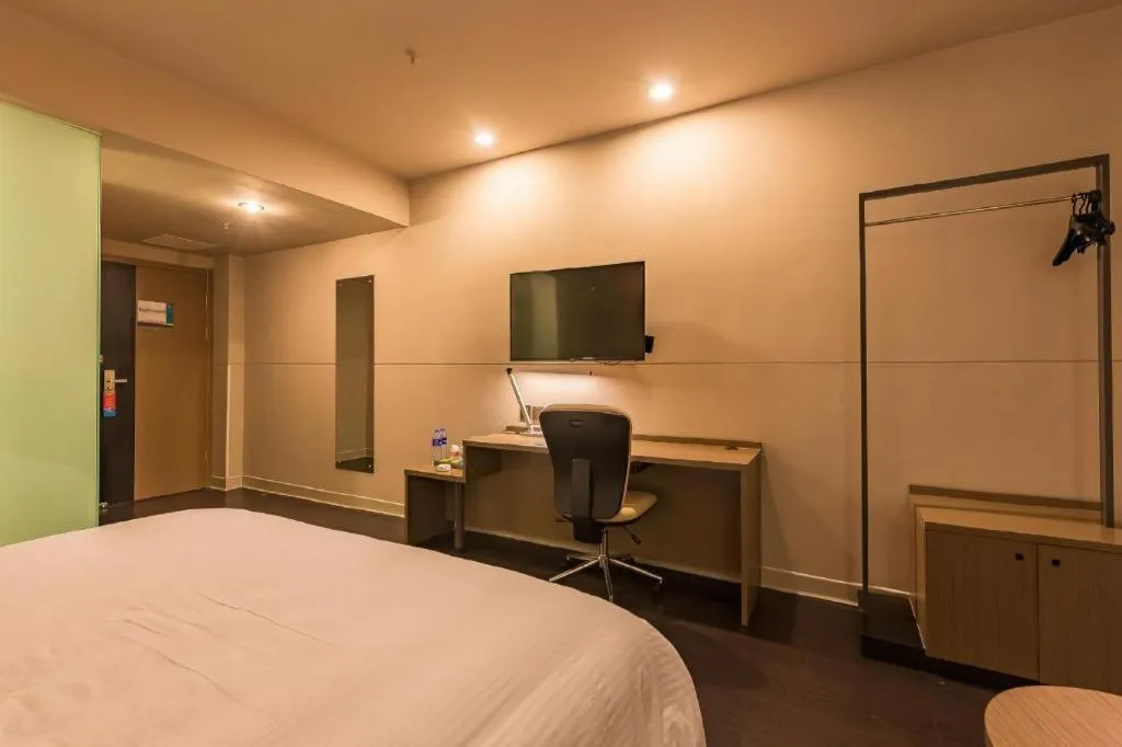 Bed in Jinjiang Inn Select Xuzhou High-speed Railway Station Kunpeng Road
