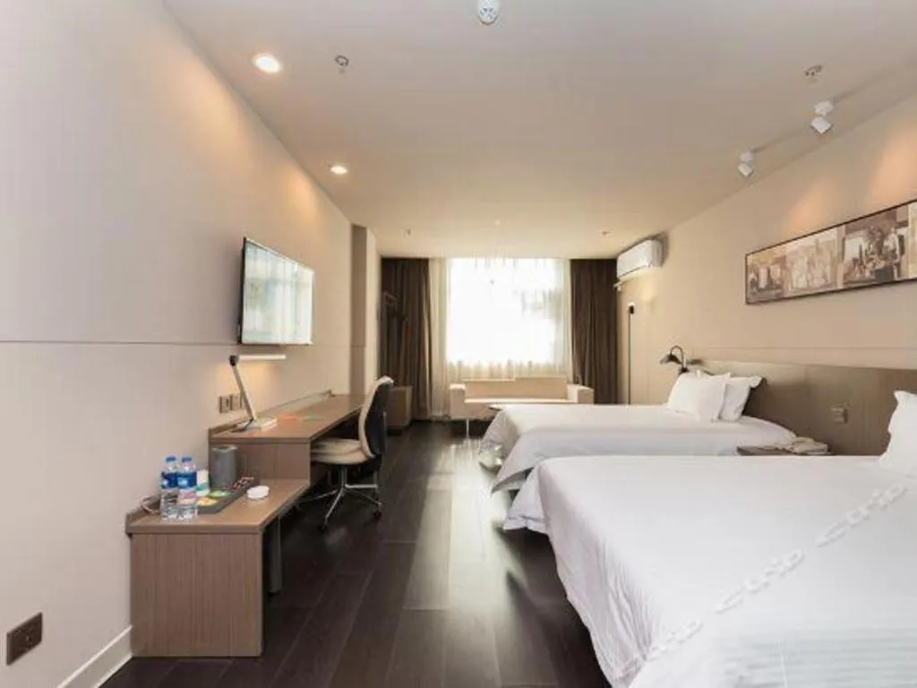 Bed in Jinjiang Inn Select Xuzhou High-speed Railway Station Kunpeng Road