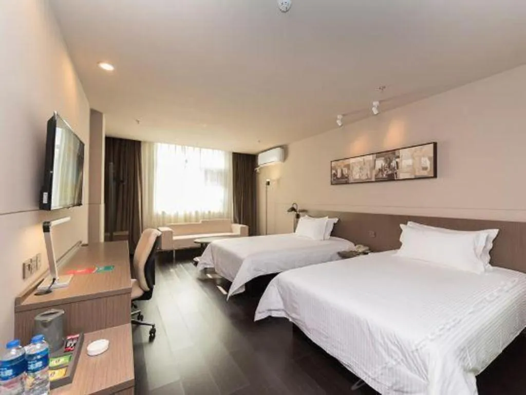 Bed in Jinjiang Inn Select Xuzhou High-speed Railway Station Kunpeng Road
