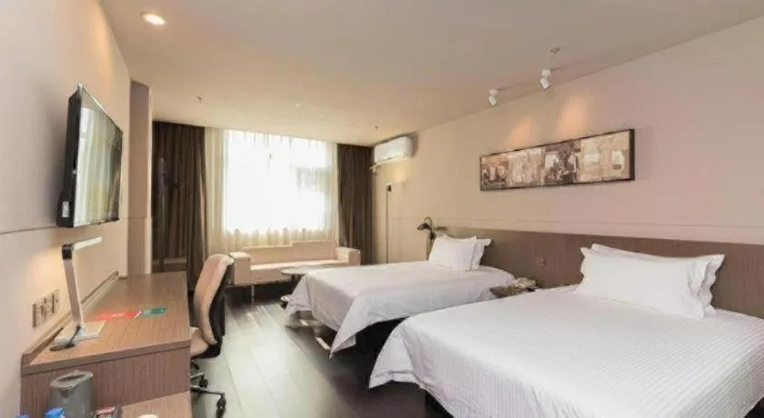 Bed in Jinjiang Inn Select Xuzhou High-speed Railway Station Kunpeng Road