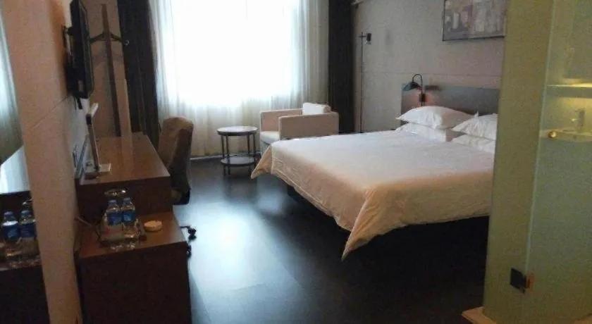 Bed in Jinjiang Inn Select Xuzhou High-speed Railway Station Kunpeng Road