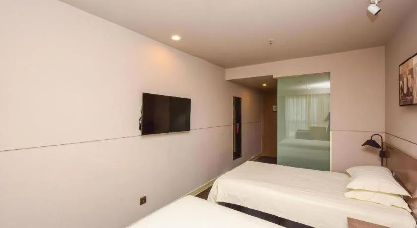 Bed in Jinjiang Inn Style Shijiazhuang Zhongshan Xi Road Yuxi Park