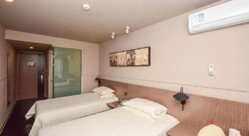 Bed in Jinjiang Inn Style Shijiazhuang Zhongshan Xi Road Yuxi Park