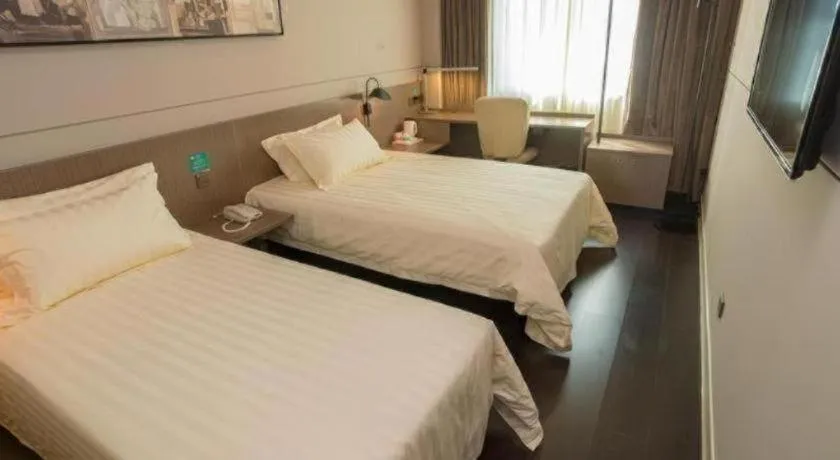 Bed in Jinjiang Inn Style Shijiazhuang Zhongshan Xi Road Yuxi Park