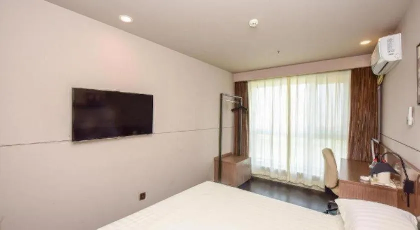 Bed in Jinjiang Inn Style Shijiazhuang Zhongshan Xi Road Yuxi Park