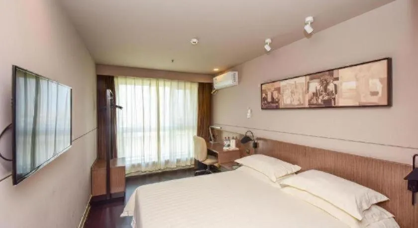 Bed in Jinjiang Inn Style Shijiazhuang Zhongshan Xi Road Yuxi Park