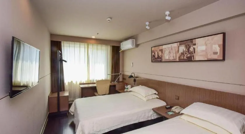 Bed in Jinjiang Inn Style Shijiazhuang Zhongshan Xi Road Yuxi Park