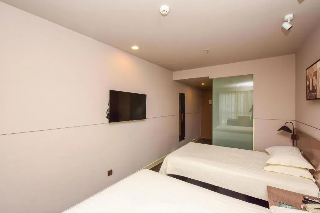 Bed in Jinjiang Inn Style Shijiazhuang Zhongshan Xi Road Yuxi Park