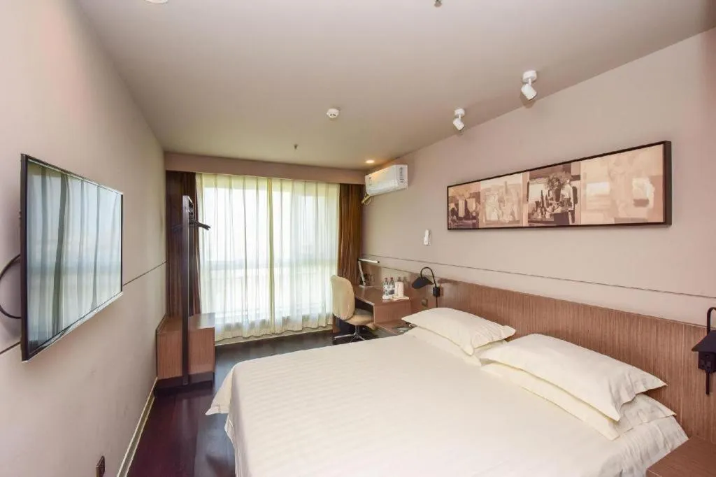 Bed in Jinjiang Inn Style Shijiazhuang Zhongshan Xi Road Yuxi Park