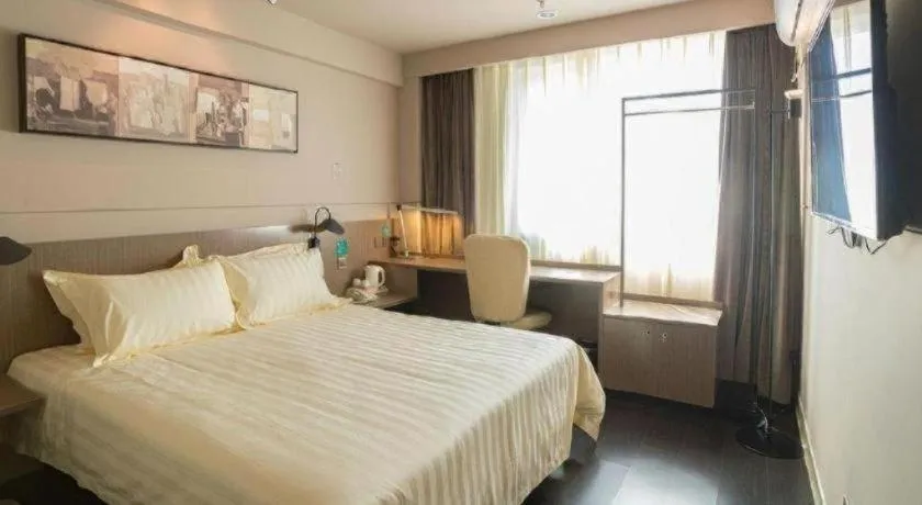 Bed in Jinjiang Inn Style Shijiazhuang Zhongshan Xi Road Yuxi Park