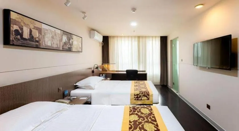 Bed in Jinjiang Inn Select Changchun Yuanda Street
