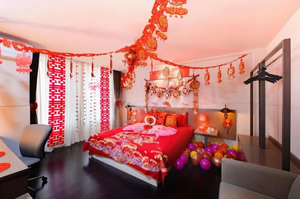 Bed in Jinjiang Inn Select Changchun Yuanda Street