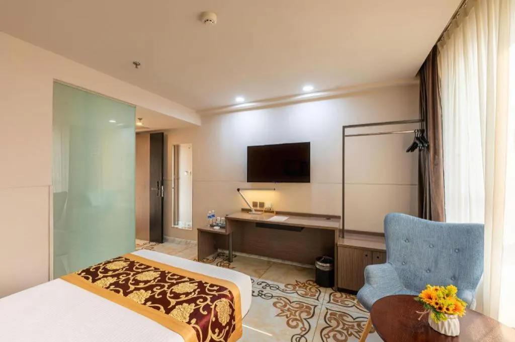 Bed in Jinjiang Inn Select Changchun Yuanda Street