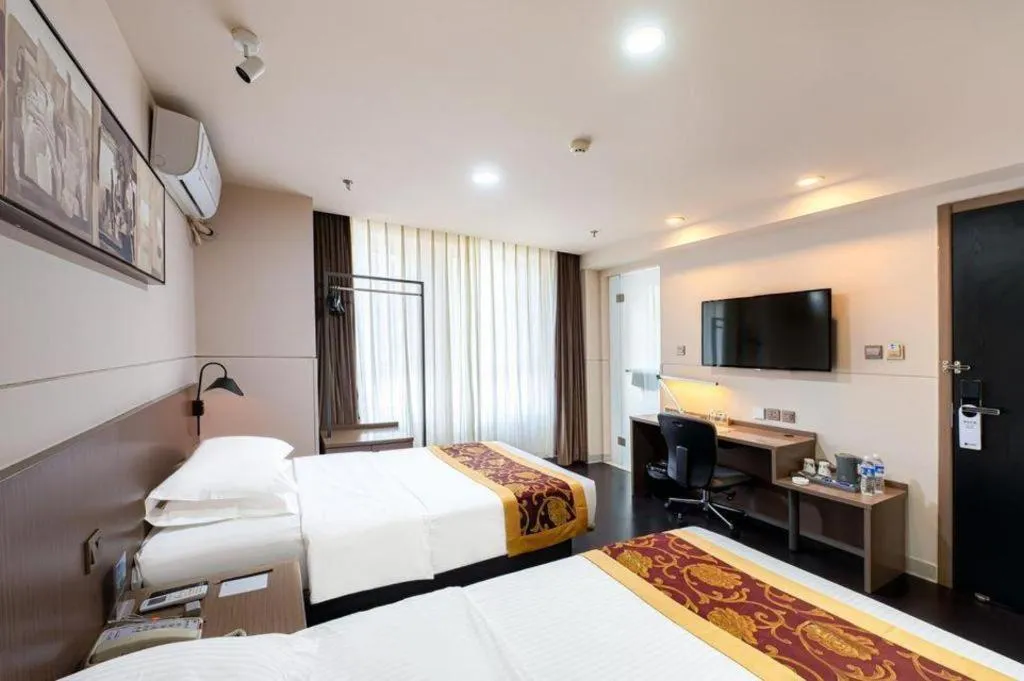 Bed in Jinjiang Inn Select Changchun Yuanda Street