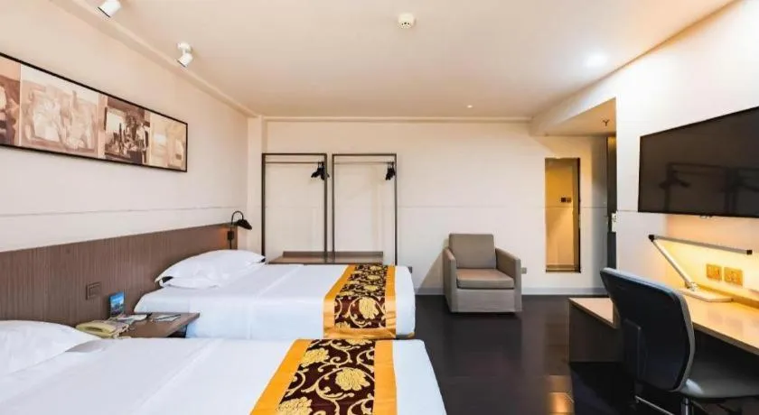 Bed in Jinjiang Inn Select Changchun Yuanda Street