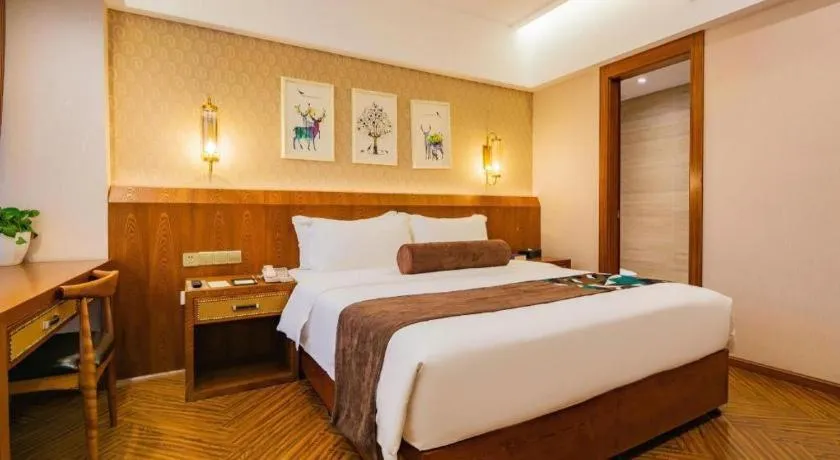 Bed in James Joyce Coffetel Chengdu Century City Convention and Exhibition Center