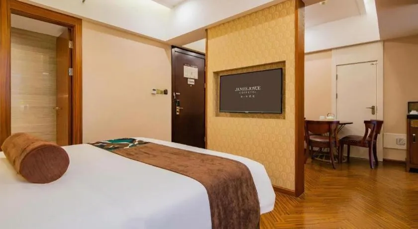 Bed in James Joyce Coffetel Chengdu Century City Convention and Exhibition Center
