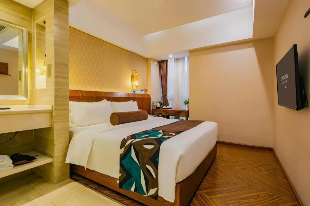 Bed in James Joyce Coffetel Chengdu Century City Convention and Exhibition Center