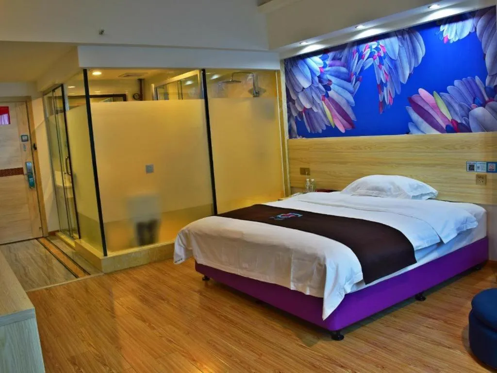 Bed in Hotel Pai Hezhou Lingfeng Plaza