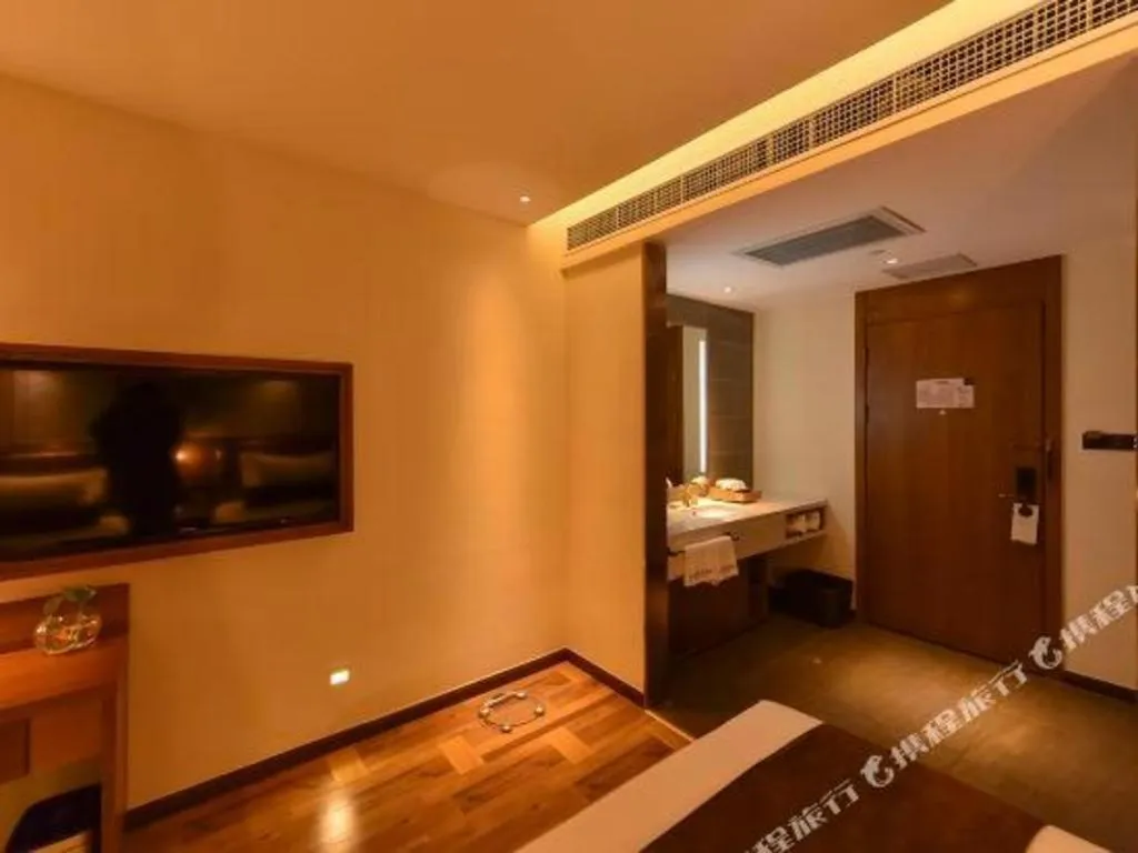 Bed in James Joyce Coffetel·Beijing Yizhuang Development Zone Dazu Square Tongji Road
