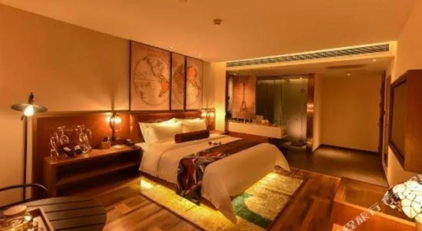 Bed in James Joyce Coffetel·Beijing Yizhuang Development Zone Dazu Square Tongji Road