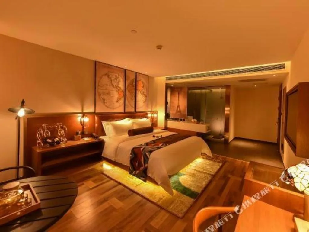 Bed in James Joyce Coffetel·Beijing Yizhuang Development Zone Dazu Square Tongji Road