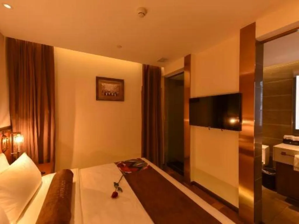 Bed in James Joyce Coffetel·Beijing Yizhuang Development Zone Dazu Square Tongji Road