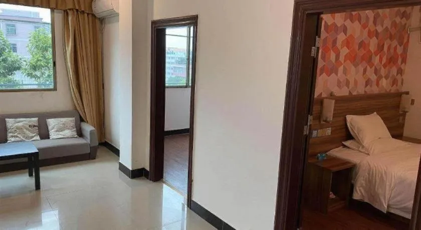 Bed in PAI Hotel Guangzhou Baiyun International Airport Zhongluotan Zhuliao Metro Station