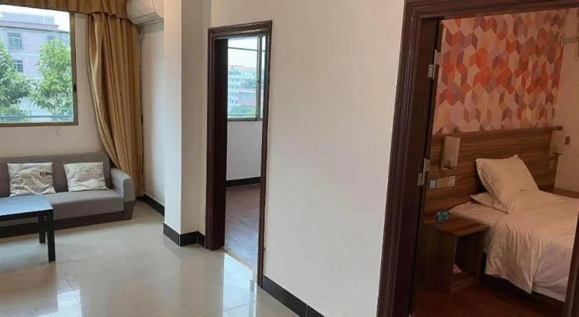 Bed in PAI Hotel Guangzhou Baiyun International Airport Zhongluotan Zhuliao Metro Station