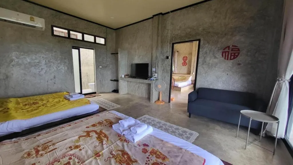 Bed in Baan Hom Muen Li