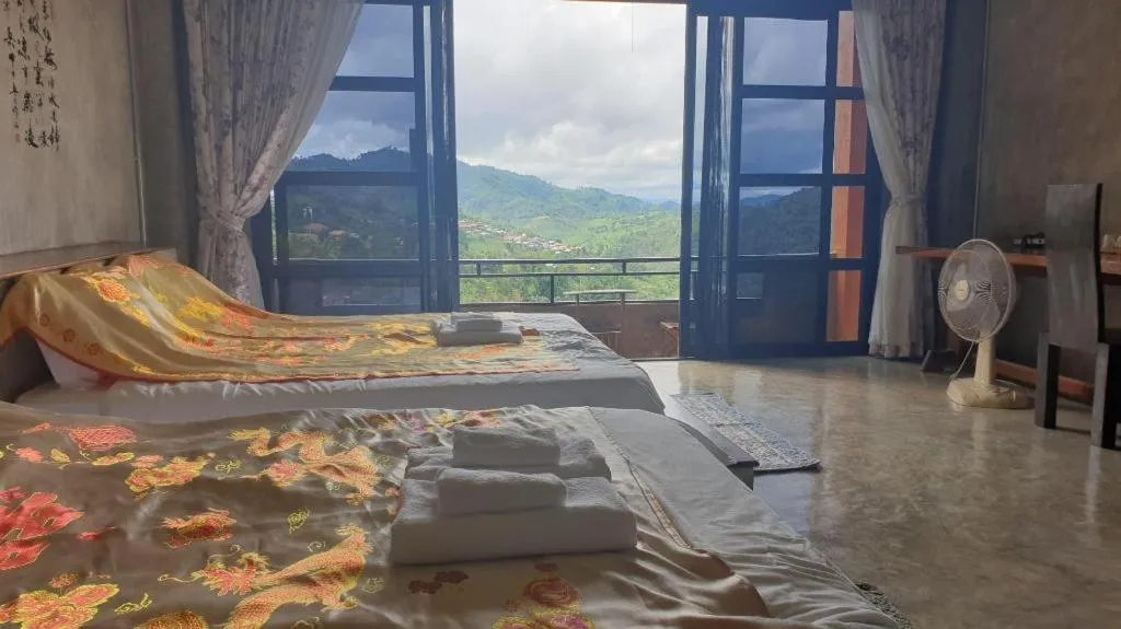 Bed in Baan Hom Muen Li