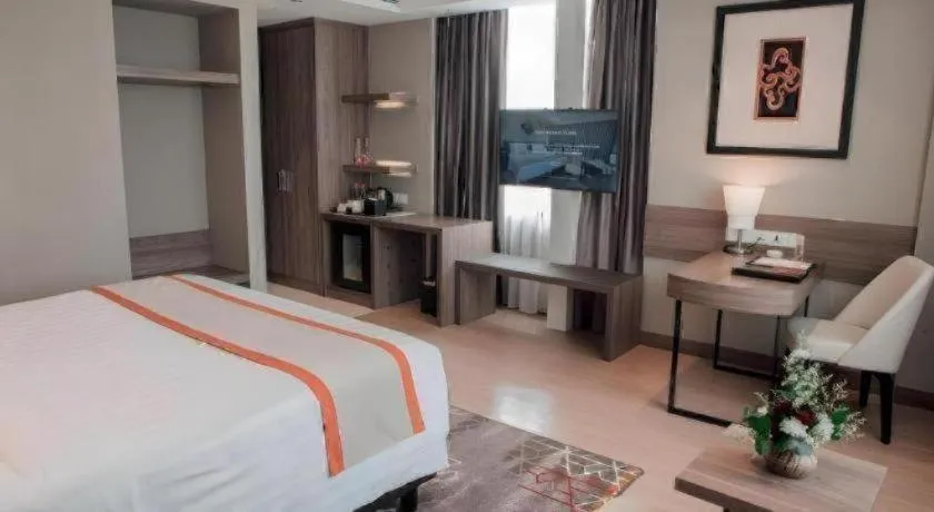 Bed in Patra Cirebon Hotel & Convention