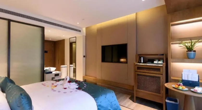 Bed in Landison Xinan Hotel Hangzhou